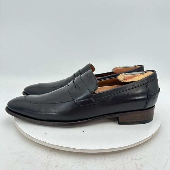 Gucci Black Leather Penny Loafers main image 11